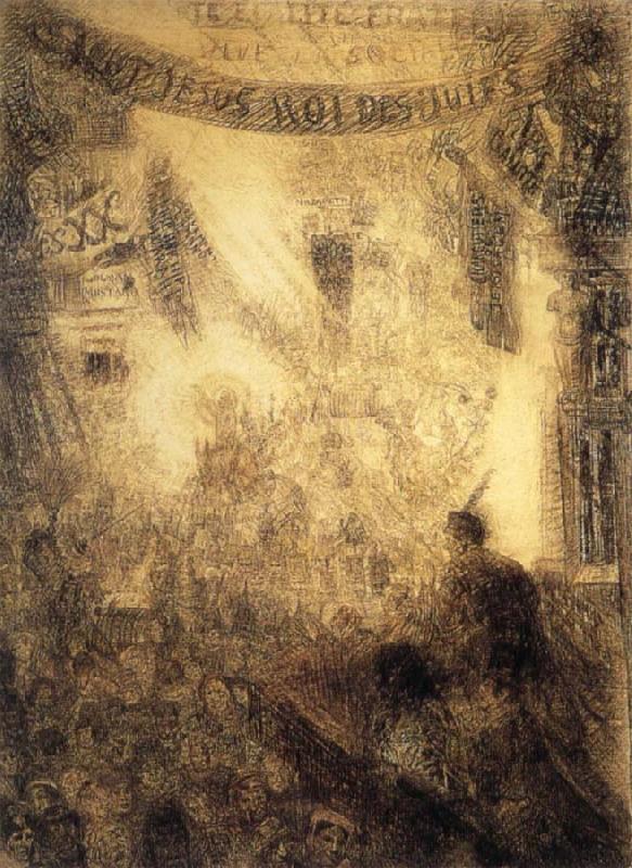 James Ensor The Entry of Christ into Jerusalem oil painting picture